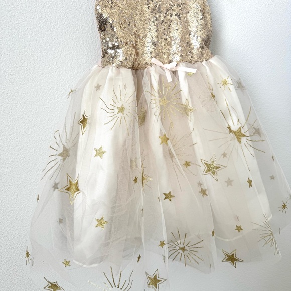 Great Pretenders Glam Party Gold Dress Size 3 4 - Picture 4 of 9